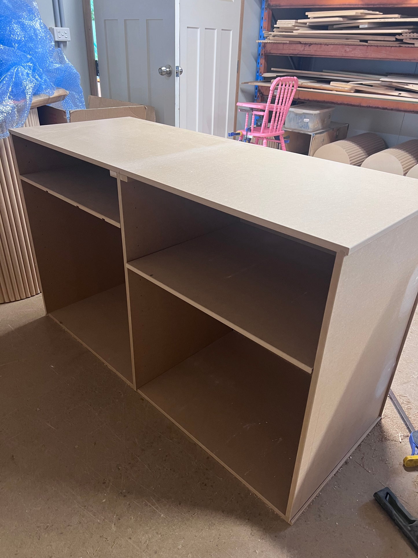 Collapsible cart - ripple panelling