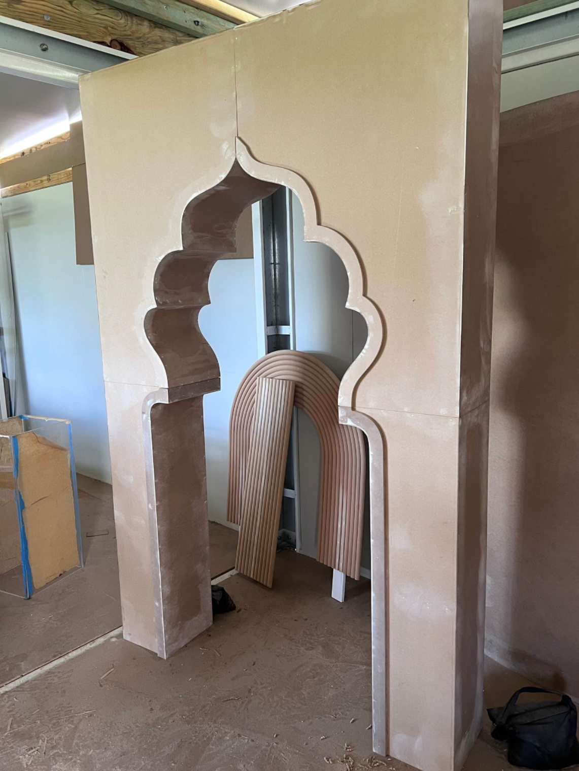 3D backdrop with trim (Square top)