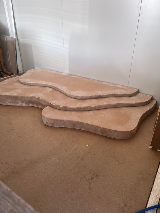 Stepped Wavy Platform (3 Steps)